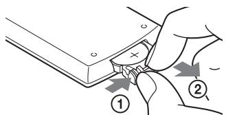 SONY DVP-FX730 - De externe batterij verrangen - 1