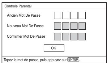 SONY DVP-FX730 - Pour modifier le mot de passer - 1