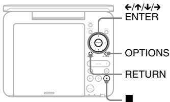SONY DVP-FX730 - Utilisation de l'écran des réglages - 1