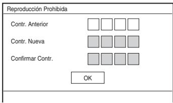 SONY DVP-FX750 - Para cambiar la contraseña - 1