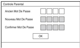 SONY DVP-FX750 - Pour modifier le mot de passe - 1