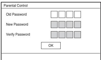 SONY DVP-FX750 - To change the password - 1