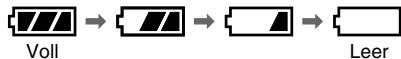 SONY DVP-FX930 - Den Batterieladezustand prifen - 1