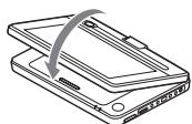 SONY DVP-FX930 - Drehen und Abwärtsklappen des LCD-Bildschirms - 2