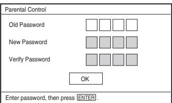 SONY DVP-FX930 - To change the password - 1