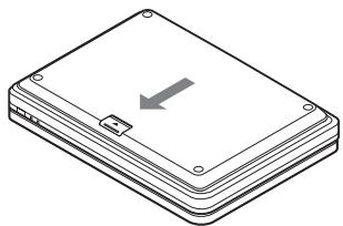 SONY DVP-FX930 - Attach the battery pack to the player. - 2