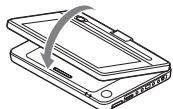 SONY DVP-FX930 - Rotating and Folding Down the LCD Panel - 2