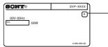 SONY DVP-SR300 - Indicativo di paese - 1