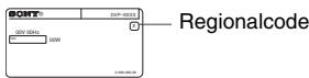 SONY DVP-SR700H - Regionalcode - 1