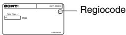 SONY DVP-SR700H - Regiocode - 1
