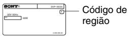 SONY DVP-SR760H - Código de região - 1