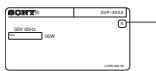SONY DVP-SR760H - Indicativo di paese - 1