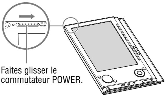 SONY PRS-505 - Mise sous tension du reader - 1