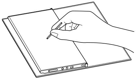 SONY PRS-505 - Réinitialisez le reader en appuyant sur la touche reset à l'aide d'un objet pointu. - 1