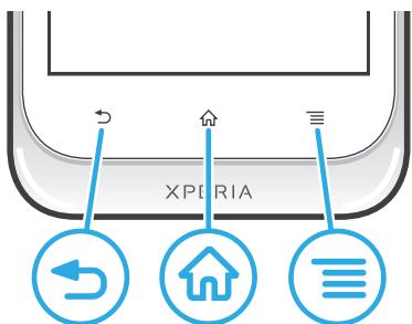 SONY XPERIA TIPO - Utilisation des touches - 1