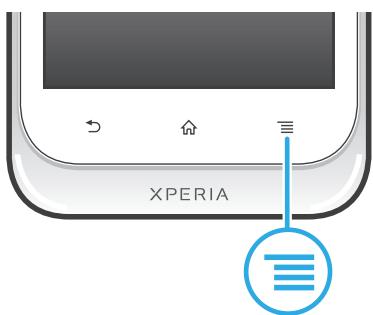 SONY XPERIA TIPO - Menu de l'application - 1