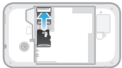 SONY XPERIA TIPO - Pour insérer une carte mémoire - 1