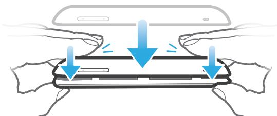 SONY XPERIA TIPO - Pour fixer le cache batterie - 1