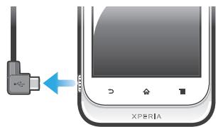 SONY XPERIA TIPO - Chargement de la batterie - 4
