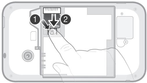 SONY XPERIA TIPO - Pour retarder la carte mémoire - 1