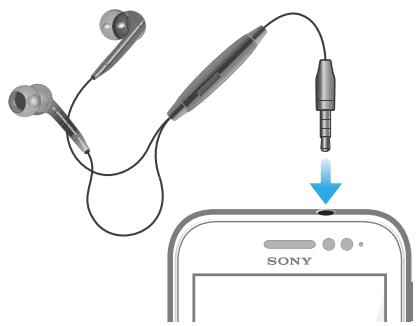 SONY XPERIA TIPO - Utiliser un casque avec votre téléphone - 1