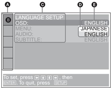 SONY DVX-11A - Para cerrar el menu Configuración - 1