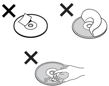 SONY DVX-11A - Notes on discs - 2