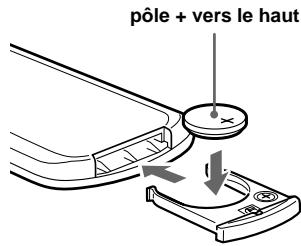 SONY DVX-11A - Remplacement de la pile au lithium - 3