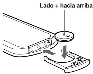 SONY DVX-11A - Sustitución de la pila de litio - 2