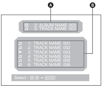 SONY DVX-11A - Display items on the list - 1