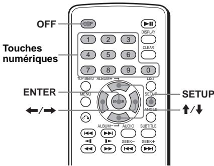 SONY DVX-11A - Activation du contrôle parental - 1
