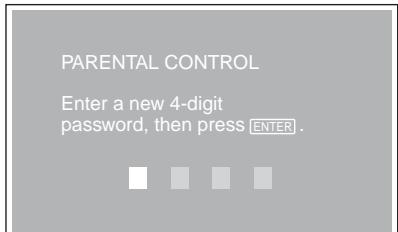 SONY DVX-11A - Setting the parental control on FyD - 3