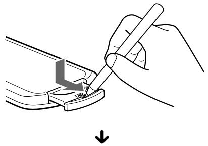 SONY DVX-11A - Sustitución de la pila de litio - 1