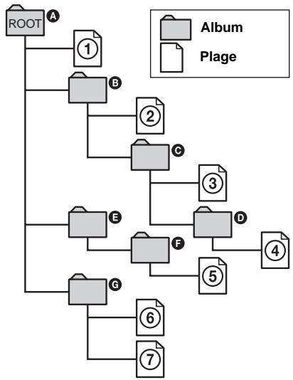 SONY DVX-11A - Structure du contenu du disque - 1