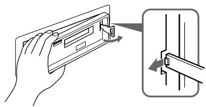 SONY XR-3503MK2 - Dismounting the Unit - 3
