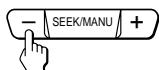 SONY XR-3503MK2 - Tuning in by Adjusting the Frequency — Manual Tuning - 2