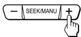 SONY XR-3503MK2 - Tuning in by Adjusting the Frequency — Manual Tuning - 3