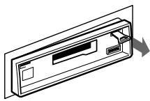 SONY XR-4890 - Demontera enheten - 2