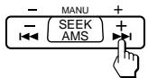SONY XR-C110 - Locating the Desired Part of a Track —Manual Search - 2