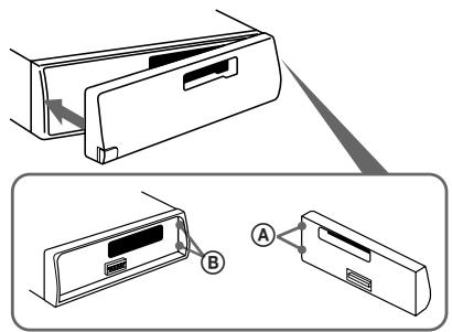 SONY XR-C110 - Pose de la façade - 1