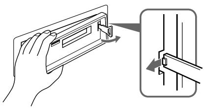 SONY XR-C110 - Apparaat verwijderen - 3