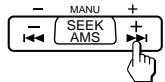 SONY XR-C110 - Tuning in by Adjusting the Frequency - Manual Tuning - 4