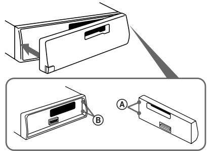 SONY XR-C110 - Attaching the Front Panel - 1
