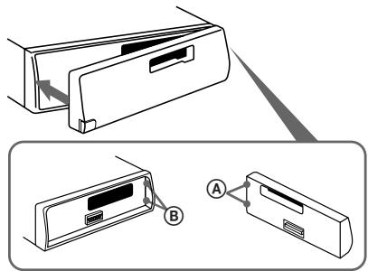 SONY XR-C113 - Zdejmownik i zak adanie przydniego panela - 2