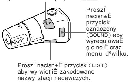 SONY XR-C503 - Korzystanie z obrotowej pilota zdalnego sterowania - 5