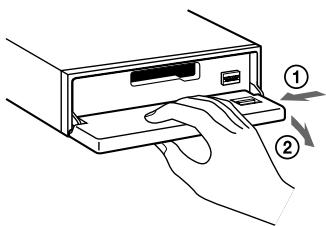 SONY XR-C503 - Zdejmownikie\ przedniago panela - 1