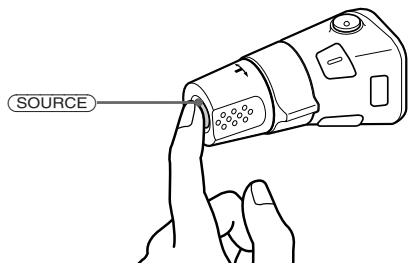 SONY XR-C503 - By pressing the button (the SOURCE button) - 1