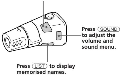 SONY XR-C503 - By rotating the control (the SEEK/AMS control) - 4