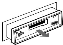 SONY XR-C5110R - Dismounting the unit - 4