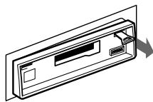 SONY XR-C5110R - Dismounting the unit - 2